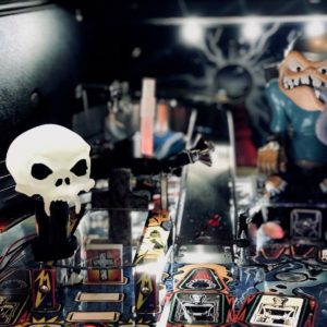 Metallica MET Pinball Machine Spinning Beast Skull LED Mod (SPINNABLE)