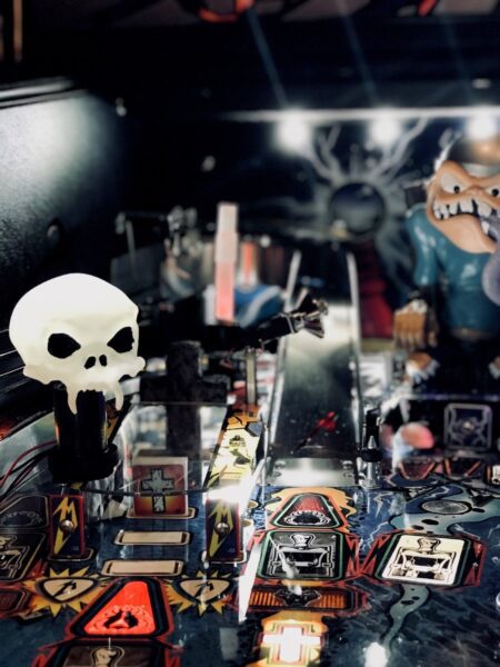 Metallica MET Pinball Machine Spinning Beast Skull LED Mod (SPINNABLE)