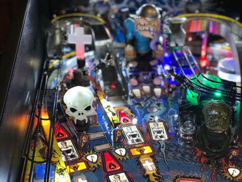 Metallica MET Pinball Machine Spinning Beast Skull LED Mod (SPINNABLE) - Image 2