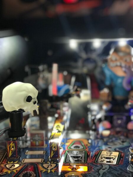 Metallica MET Pinball Machine Spinning Beast Skull LED Mod (SPINNABLE) - Image 3