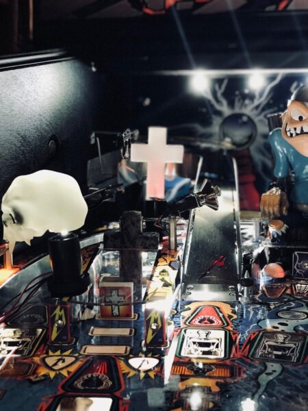 Metallica MET Pinball Machine Spinning Beast Skull LED Mod (SPINNABLE) - Image 5