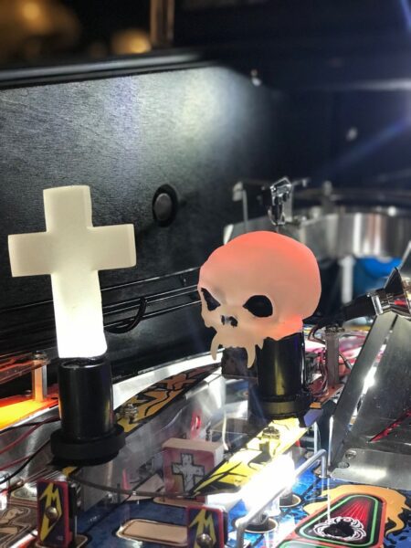 Metallica MET Pinball Machine Spinning Beast Skull LED Mod (SPINNABLE) - Image 6