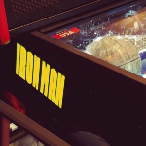 Iron Man pinball hinges