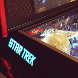 Star Trek pinball hinges