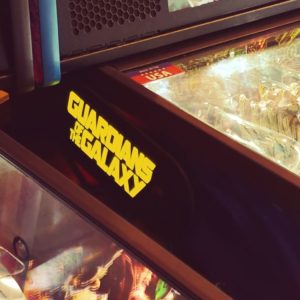 Guardians of the Galaxy custom pinball hinges