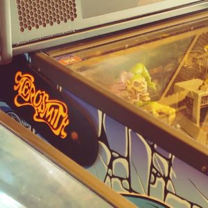 Aerosmith pinball hinges
