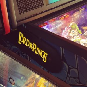 The Lord of the Rings pinball hinges