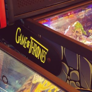 Game of Thrones pinball hinges