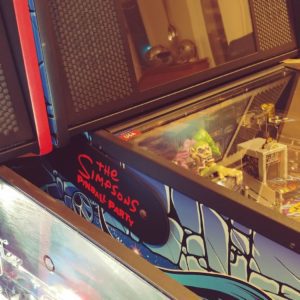 The Simpsons Pinball Party pinball hinges