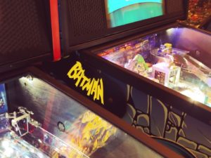 Batman pinball hinges