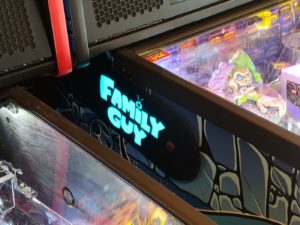 Family Guy custom pinball hinges