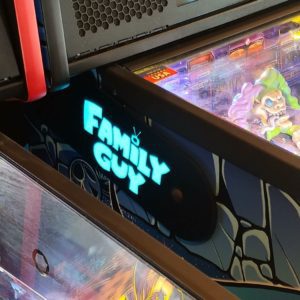 Family Guy custom pinball hinges