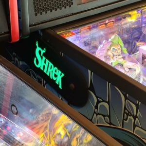 SHREK pinball hinges