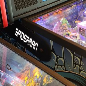 Spiderman pinball hinges