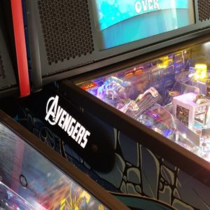 Avengers pinball hinges