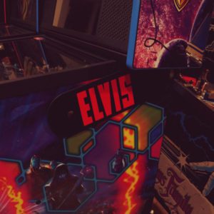 Elvis pinball hinges