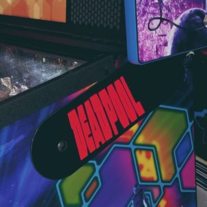 Deadpool Stern Lighted Magnetic Pinball Hinge Cover-8 Colors-Special Edition
