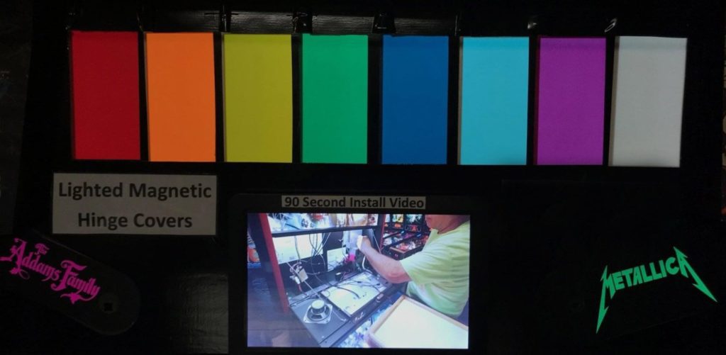 AC/DC Luci Stern Lighted Magnetic Hinge Covers-8 Color Options ...