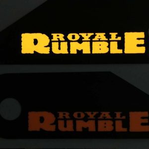 Royal Rumble (WWF) Data East Lighted Magnetic Hinge Covers-8 Color Options