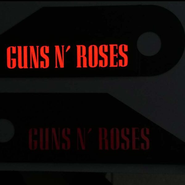 Guns N' Roses Data East Lighted Magnetic Hinge Covers-8 Color Options