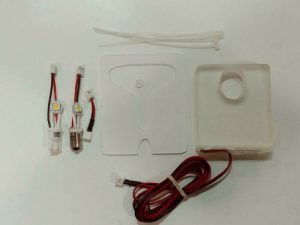 lighted shooter rod cover single color pinball mod