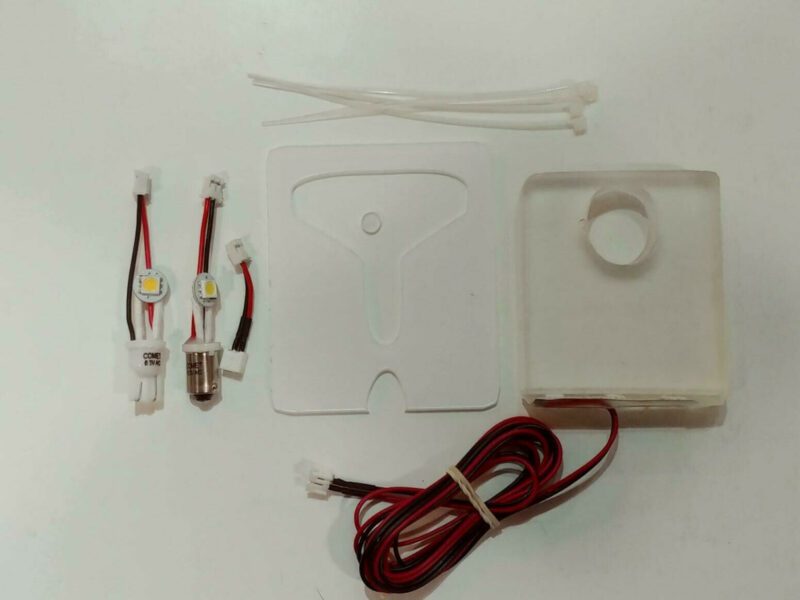 lighted shooter rod cover single color pinball mod