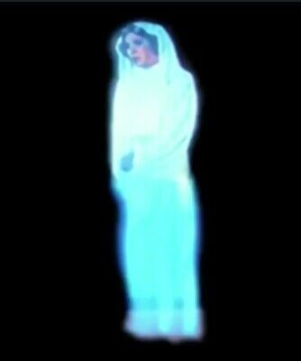 star wars hologram pinball topper princess leia