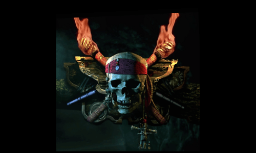 Pirates of the Caribbean Pinball Machine Hologram Topper - Image 2