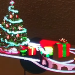 christmas hologram topper sd card only