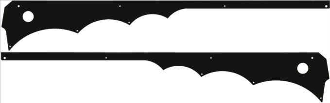 Batman 66 Side Rails armor LE clone style mod for Stern pinball machine 2269 - Image 5