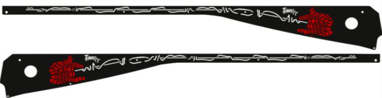 Spiderman Side Rails armor LE clone style mod for Stern pinball machine 2288 - Image 5