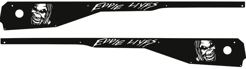 Iron Maiden Side Rails armor mod for Stern pinball machine 0926 - Image 5