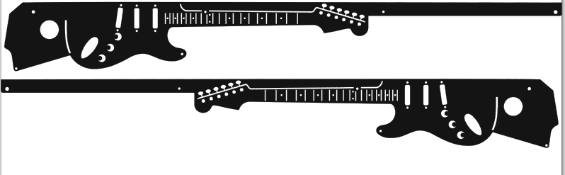 Iron Maiden Side Rails armor mod for Stern pinball machine 2310 guitar - Image 5