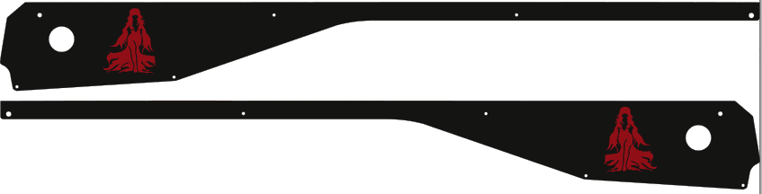 Elviras House or Horrors Side Rails armor mod for Stern pinball machine 0538 - Image 5