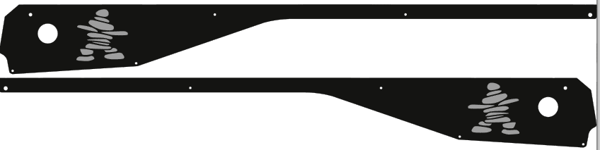 Rush Side Rails armor mod for Stern pinball machine 2331 - Image 5
