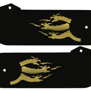 Godzilla Stern Laser-Cut Metal Hinges 2278