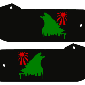 Godzilla Stern Laser-Cut Metal Hinges 0780