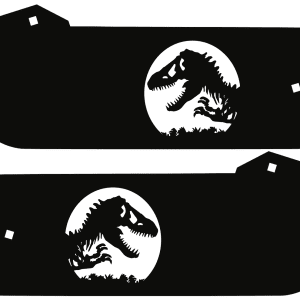 Jurassic Park Stern Laser-Cut Metal Hinges 1032
