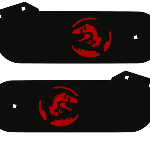 Jurassic Park Stern Laser-Cut Metal Hinges 1031