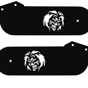 Iron Maiden Stern Laser-Cut Metal Hinges 0917