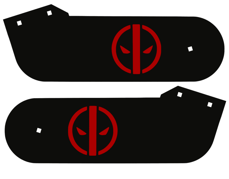 Deadpool Stern Laser-Cut Metal Hinges 0471