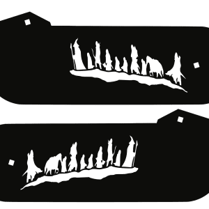 Lord of the Rings Stern Laser-Cut Metal Hinges 1126