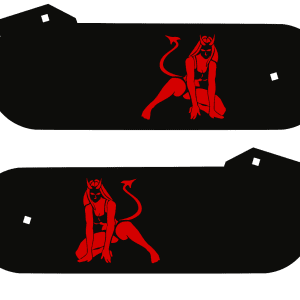 AC/DC Stern Laser-Cut Metal Hinges 0025
