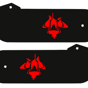 Spider-Man Stern Laser-Cut Metal Hinges 1467