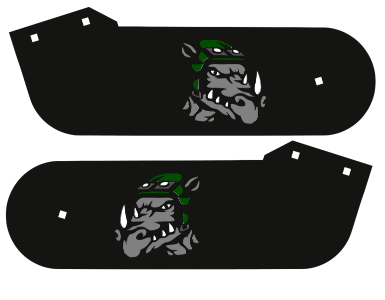 Teenage Mutant Ninja Turtles Stern Laser-Cut Metal Hinges 1640