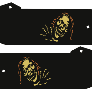 The Walking Dead Stern Laser-Cut Metal Hinges 1870