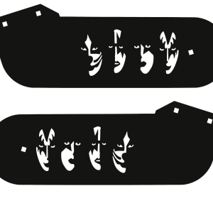 Kiss Stern Laser-Cut Metal Hinges 1074