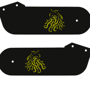 Pirates of the Caribbean Stern Laser-Cut Metal Hinges 1799