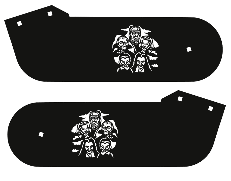 The Munsters Stern Laser-Cut Metal Hinges 1794