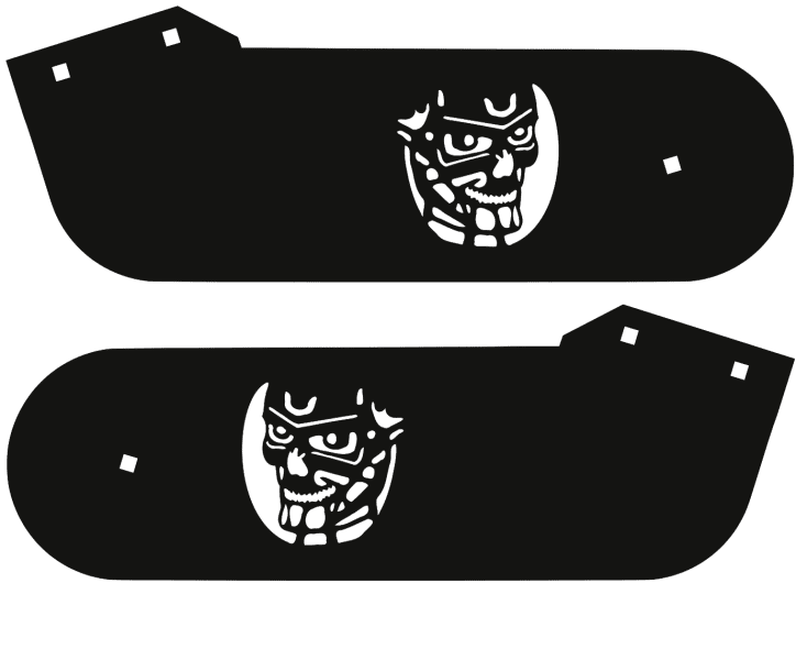 Terminator Stern Laser-Cut Metal Hinges 1662